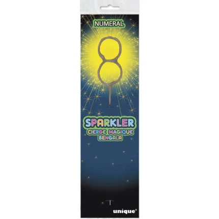 Number Sparkler- 8