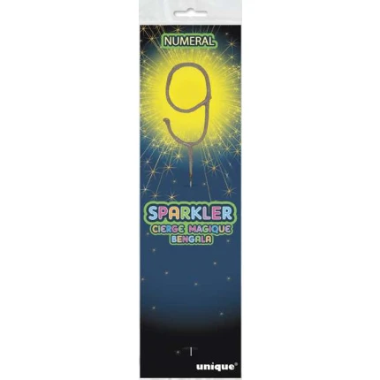 Number Sparkler- 9