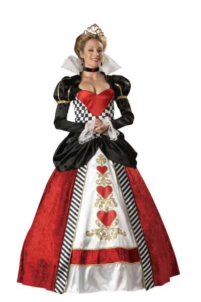 Queen of Hearts (with printed heart details)