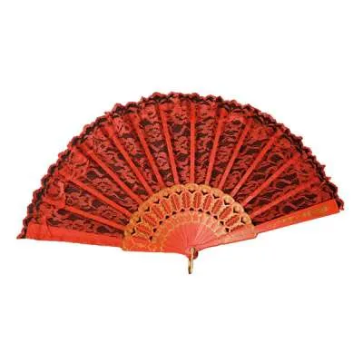 Red Decorative Fan