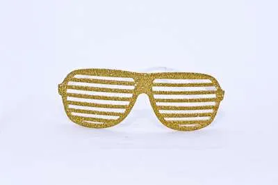 Venetian Eye Mask Metal Lace - Goldish and Bronze