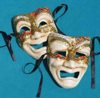 Venetian Mask Comedy and Tragedy