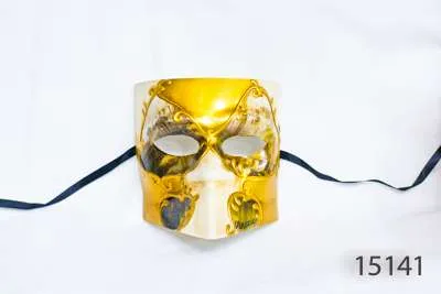 Venetian Mask - Yellow White