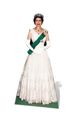 Queen Elizabeth II 1956 Coronation Lifesize Cardboard