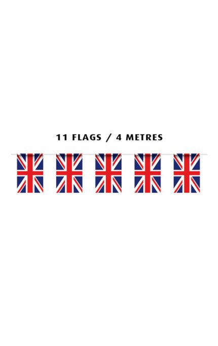 13FT UNION JACK BUNTING LARGE GREAT BRITAIN FLAG