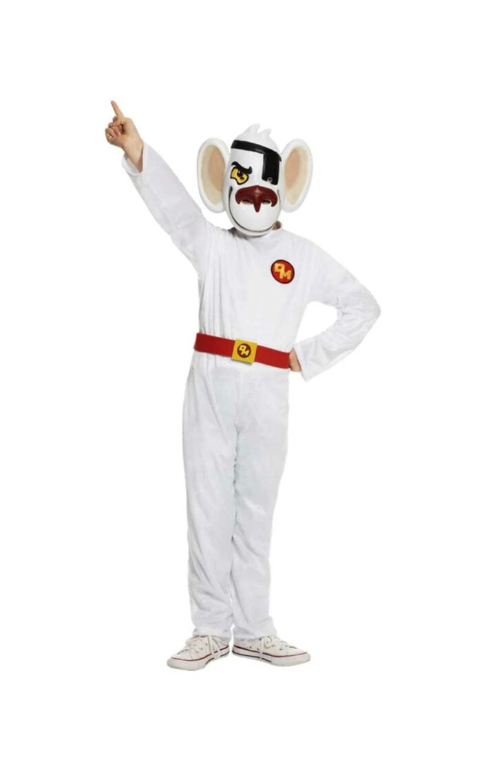Danger Mouse Costume White Red 1