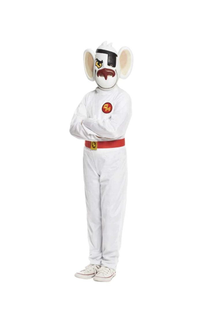 Danger Mouse Costume White Red 2