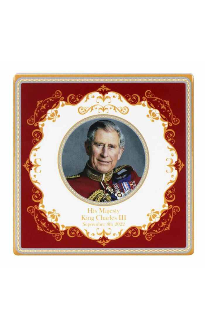 King Charles III Ceramic Coaster