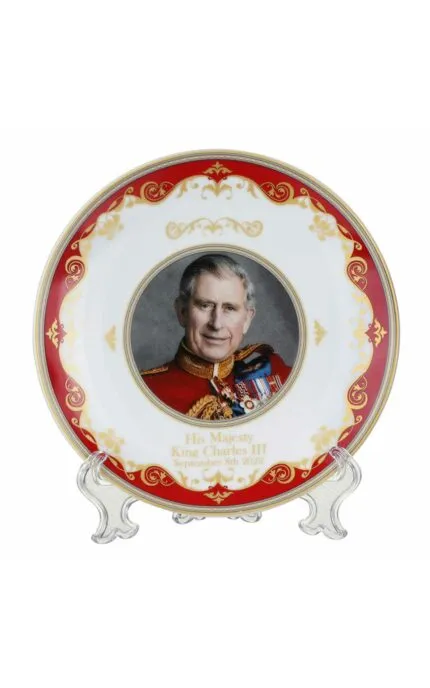 King Charles III Plate 6"