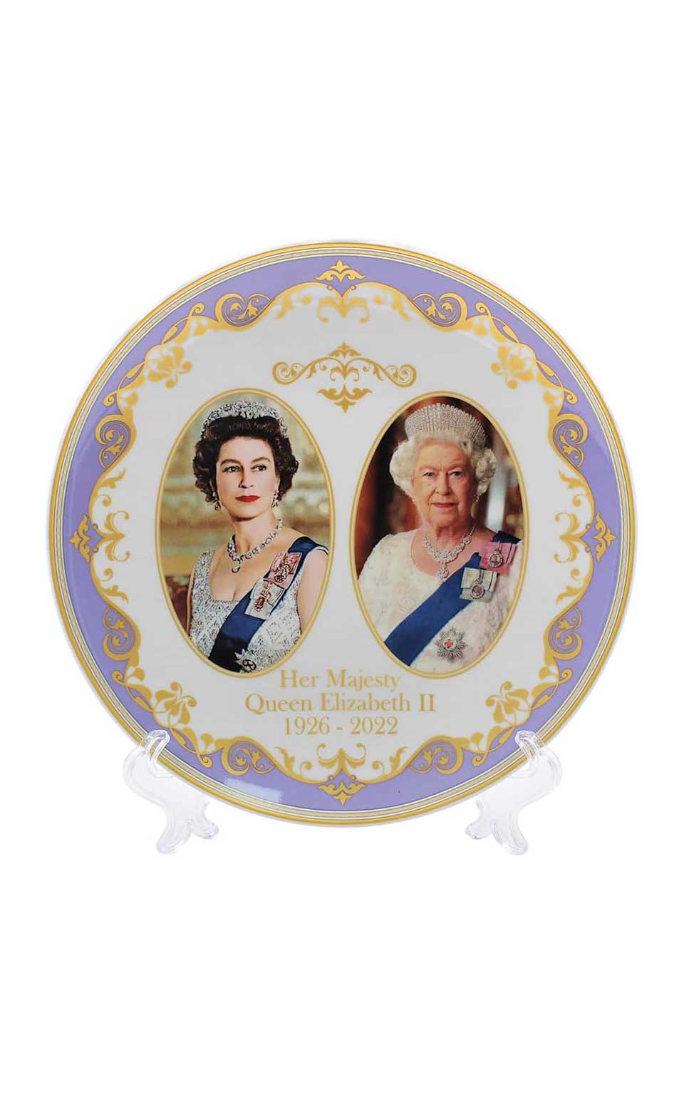 Queen Elizabeth II 8 Plate