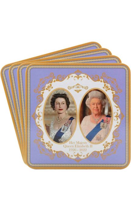 Queen-Elizabeth-II-Set-of-4-Coaster