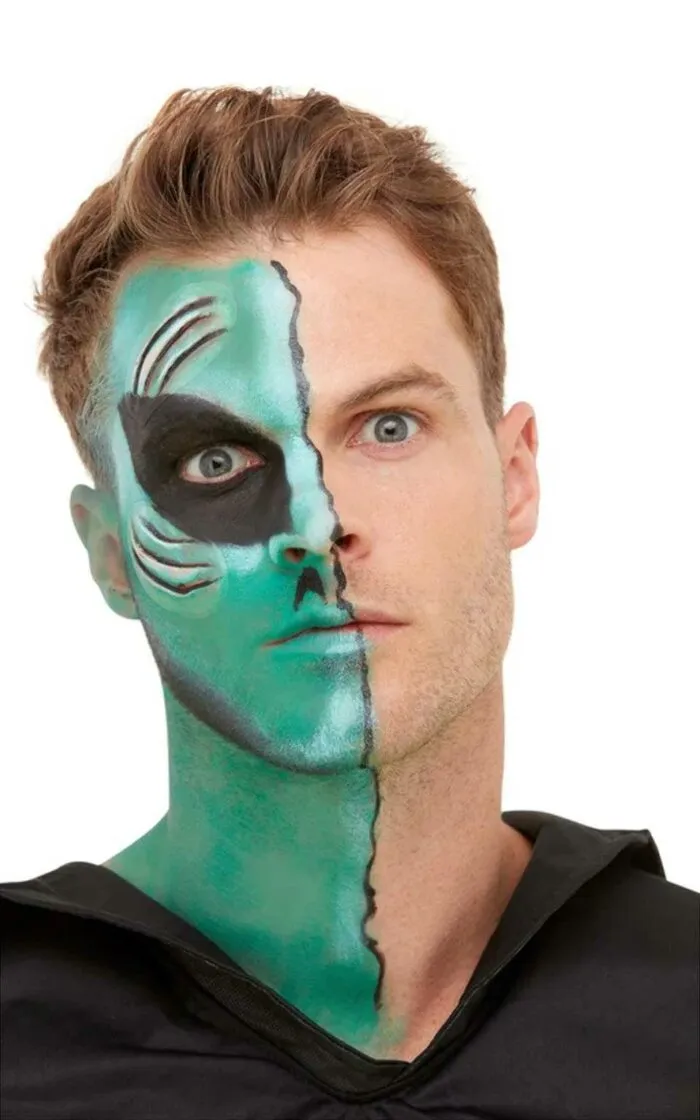 Smiffys Make-Up FX, Alien Kit, Aqua - Image 1