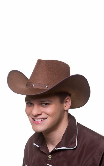 Texan-Cowboy-Hat-Dark-Brown