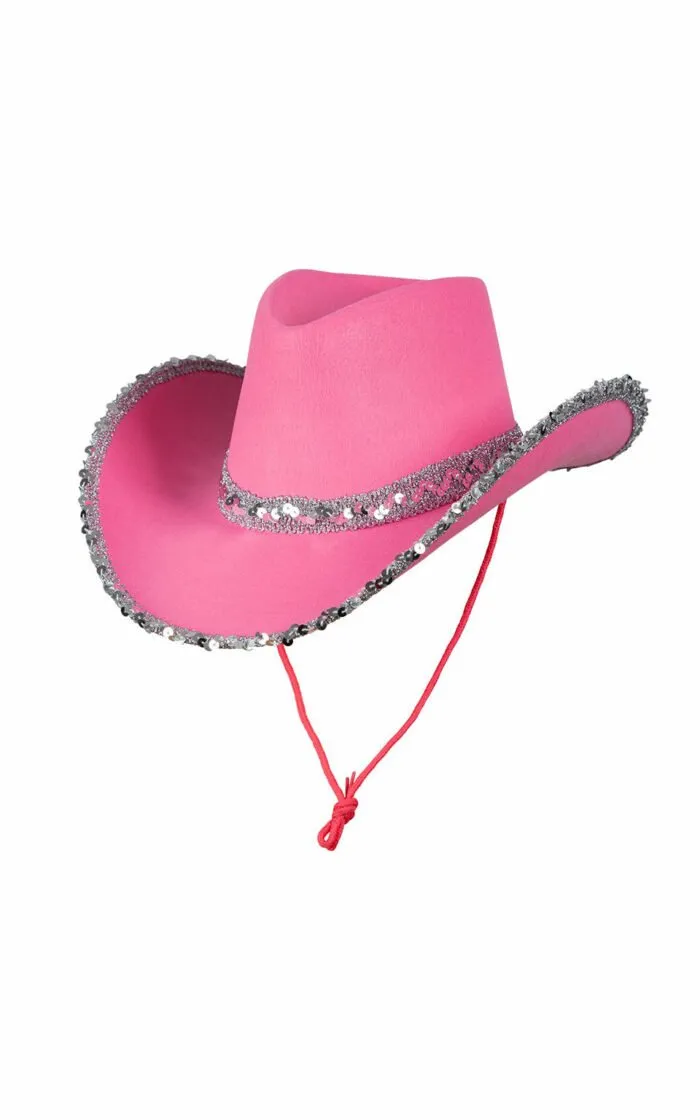 Texan Cowgirl Hot Pink with Sequins 2