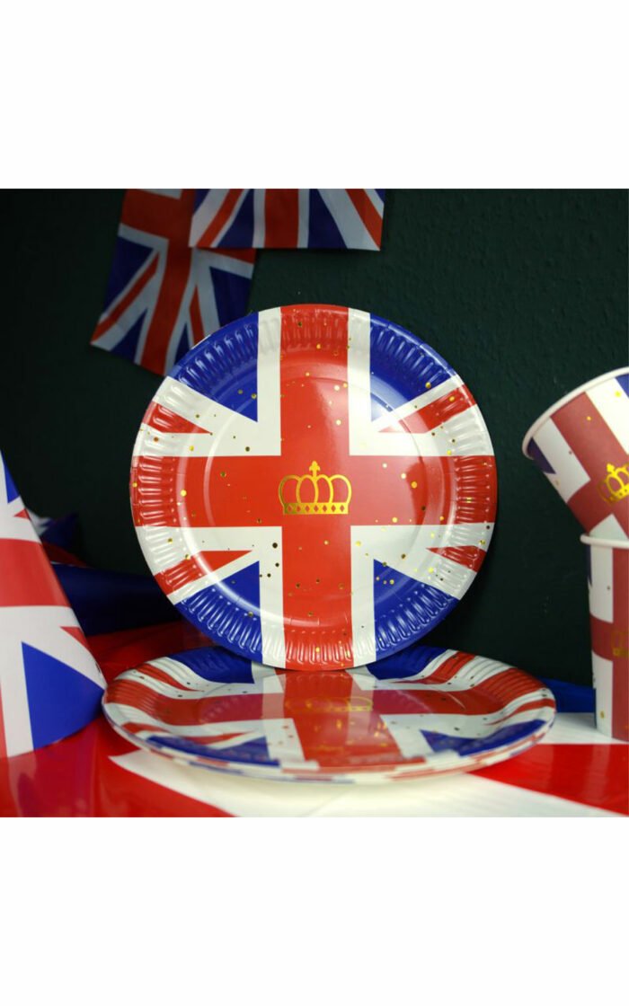 Union Jack Paper Plates 23cm 10 Pack 2 2