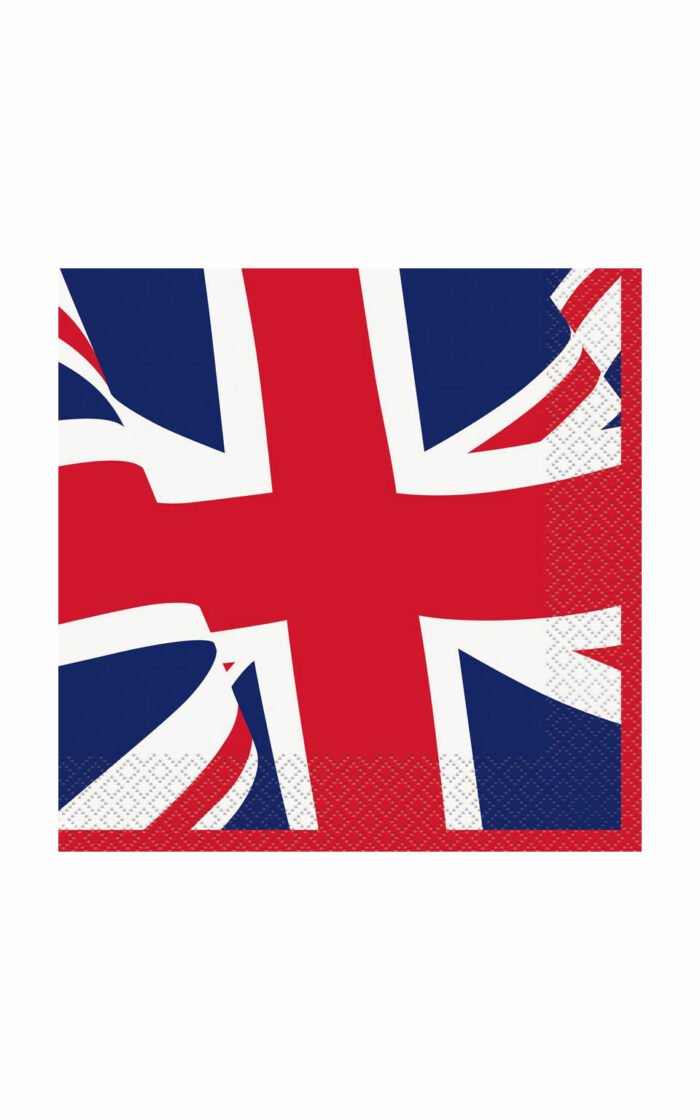 Unique Union Jack Napkins 16ct 2 Ply