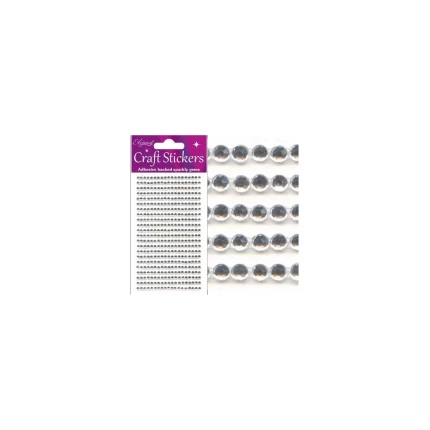 3mm Eleganza Self Adhesive Rhinestone Diamante Gems