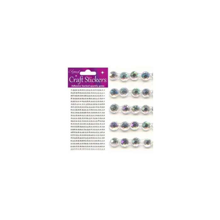 3mm Eleganza Self Adhesive Rhinestone Diamante Gems - Image 3