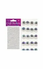 4mm Eleganza Self Adhesive Rhinestone Diamante Gems - Image 4