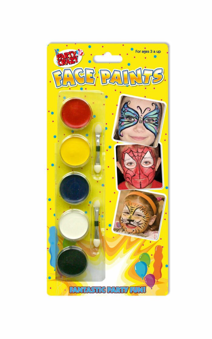 Party Crazy Face Paints Colour Pack 1