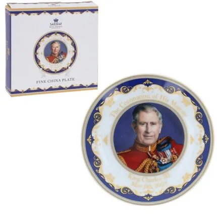 King Charles III Coronation Mini Plate