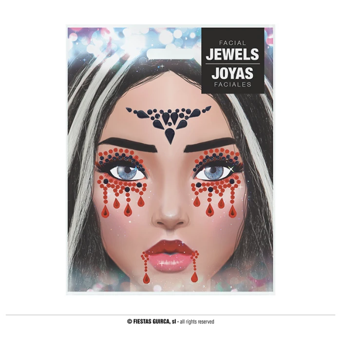 Face Gems Adhesive Vampire - Image 3