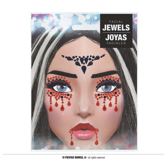 Face Gems Adhesive Vampire - Image 2