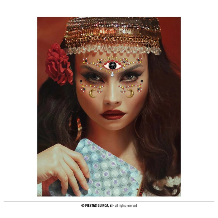 Sticker Face Jewels Medium - Image 1