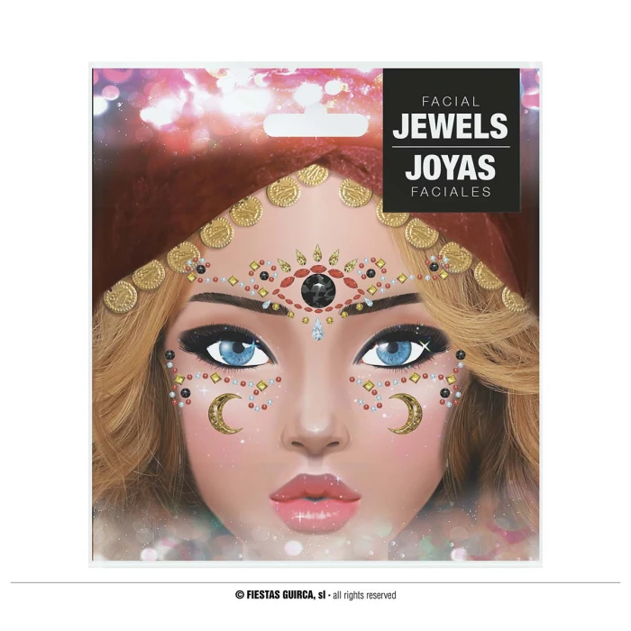 Sticker Face Jewels Medium - Image 3