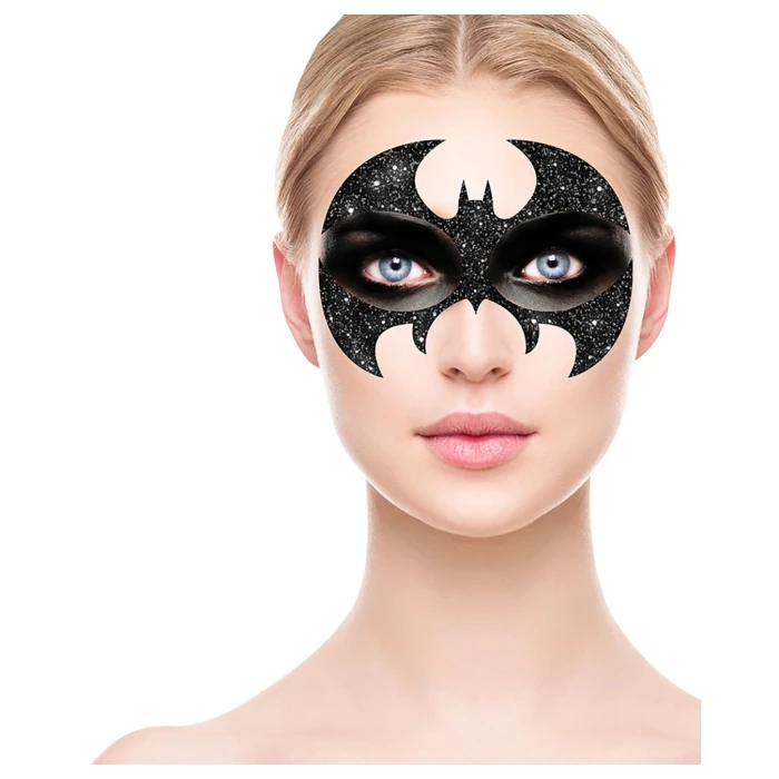 Bat Glitter Face Mask 20x20 cm - Image 1