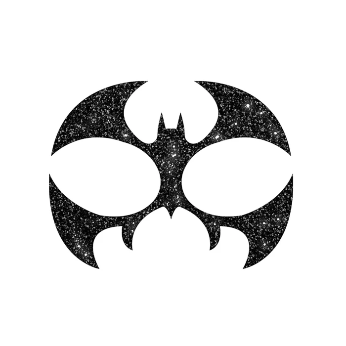 Bat Glitter Face Mask 20x20 cm - Image 2