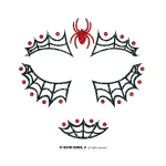 Spider Glitter Face 20x20cm - Image 2