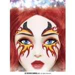 Fire Glitter Face 20x20cm - Image 3