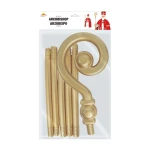 Pastoral cane removable for disguise Pope Cardinal Saint Nicholas - Image 2