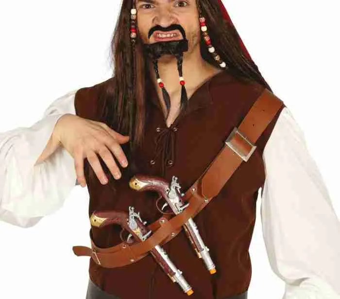 Cartridge Belt With Two Pirate Guns - Image 1