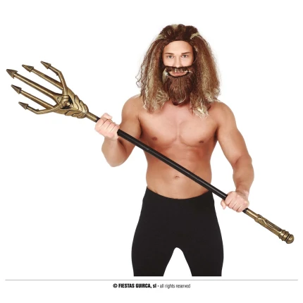 Gold Trident God Of The Seas 120cm