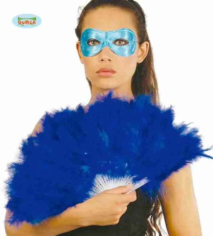 Feather Fan Blue - Image 1