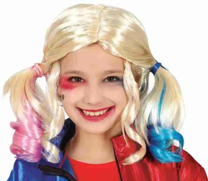 Harley Quinn Children's Wig - Image 1
