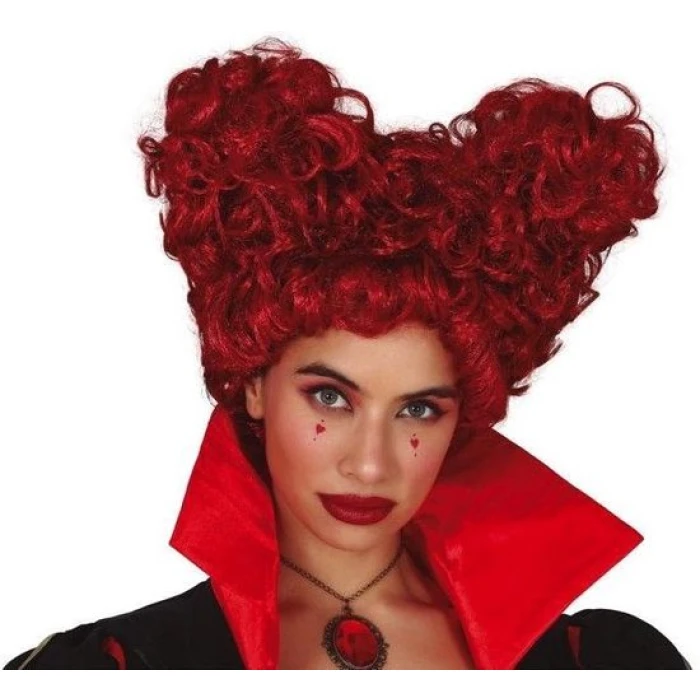 Heart Shaped Wig Red - Image 1