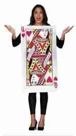 Queen Of Hearts Card Costume Adult