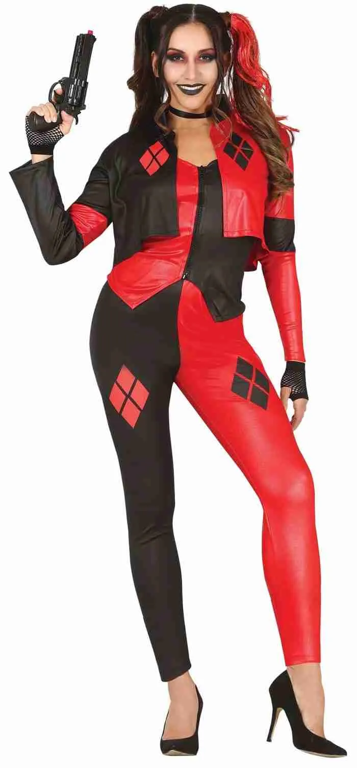 Rebel Harlequin Costume Adult - Image 2