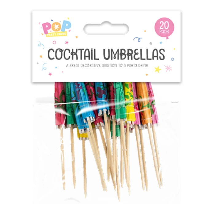 Cocktail Umbrellas 20pk - Image 1