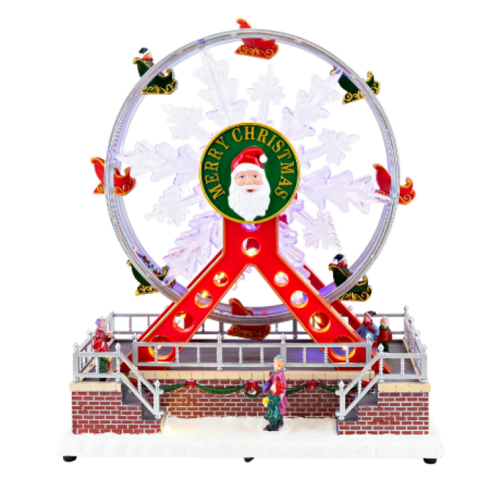 Christmas Wheels santa