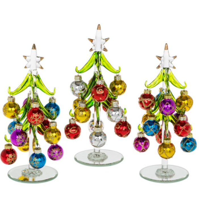 Christmas glass tree