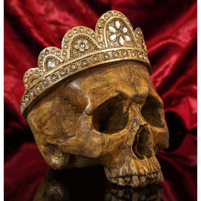 Gold Skull Queen Halloween