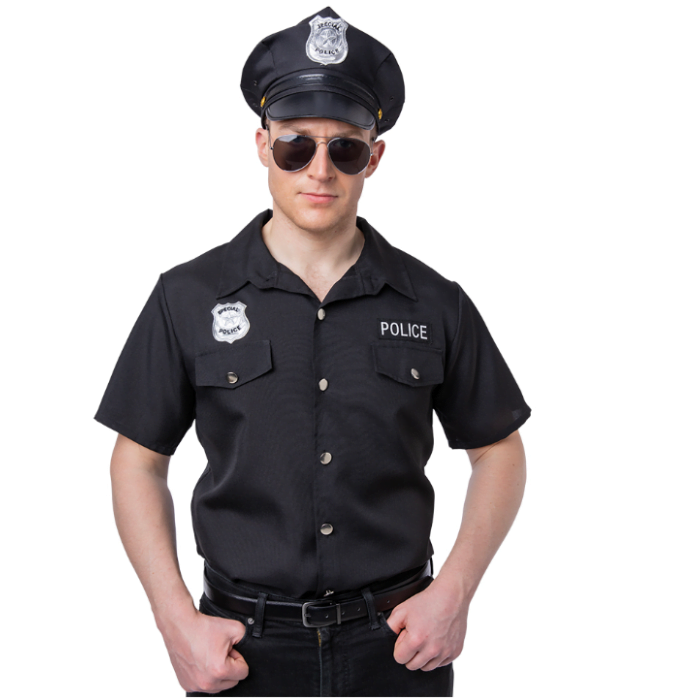 POLICE SHIRT BLACK