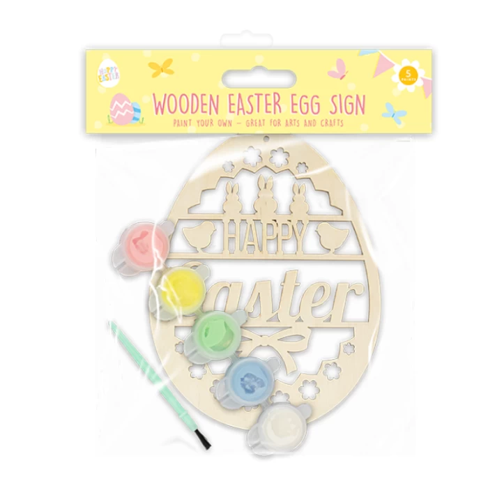 Paint Your Own Wooden Easter Sign - Image 1