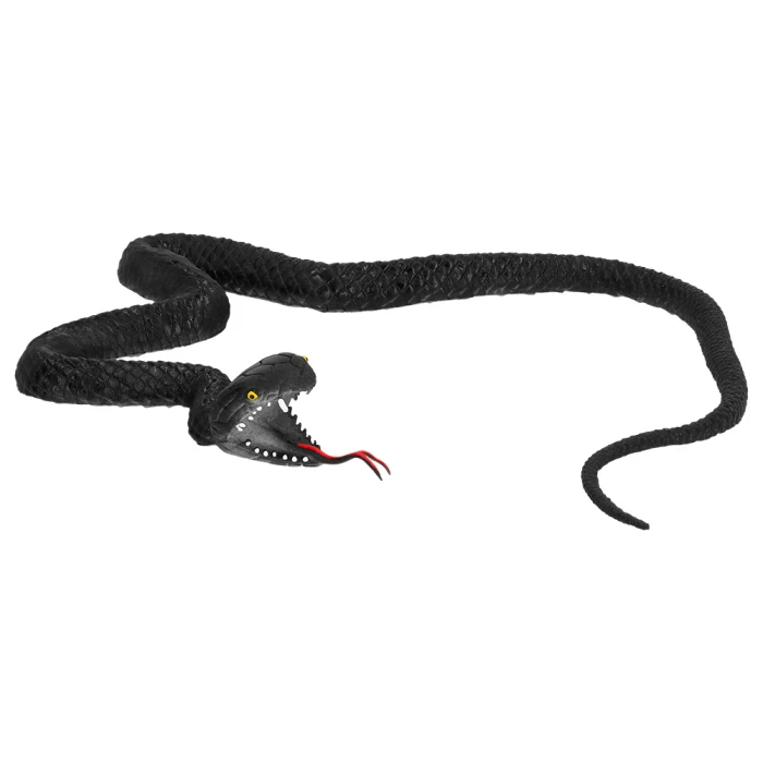 Rubber snake black - Image 1