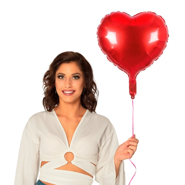Foil balloon Heart red - Image 1
