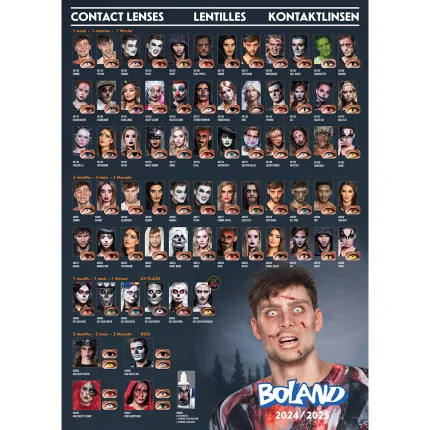 Set Posters contact lenses Halloween 2024/2025